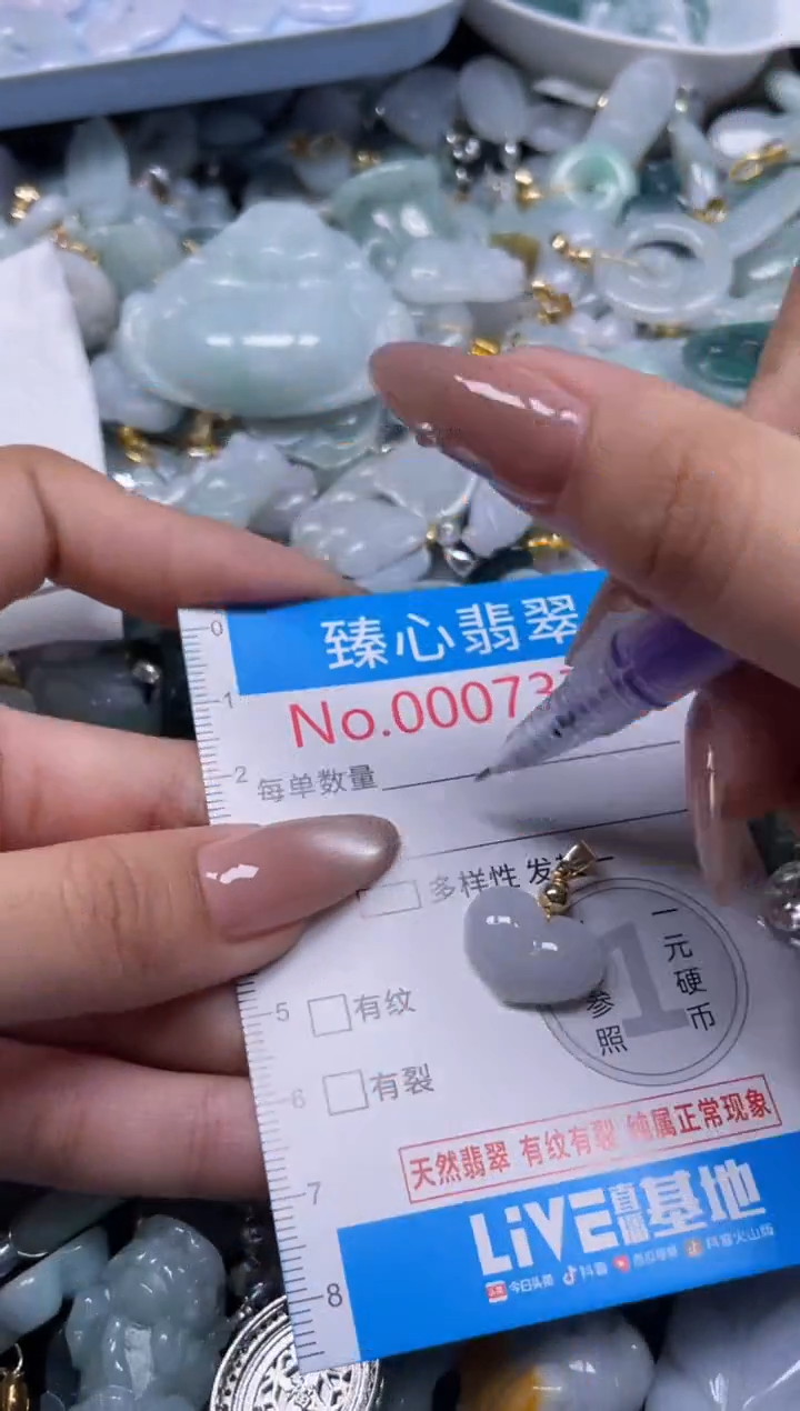 颈饰未镶嵌翡翠7371