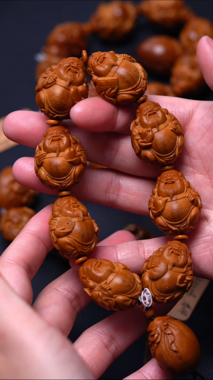 【闪购商品】橄榄核手串/手链八宝财神