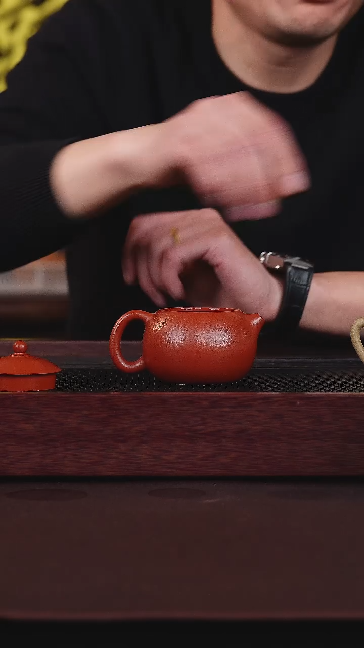 【闪购商品】紫砂茶壶大哥新年快乐！大哥发财！