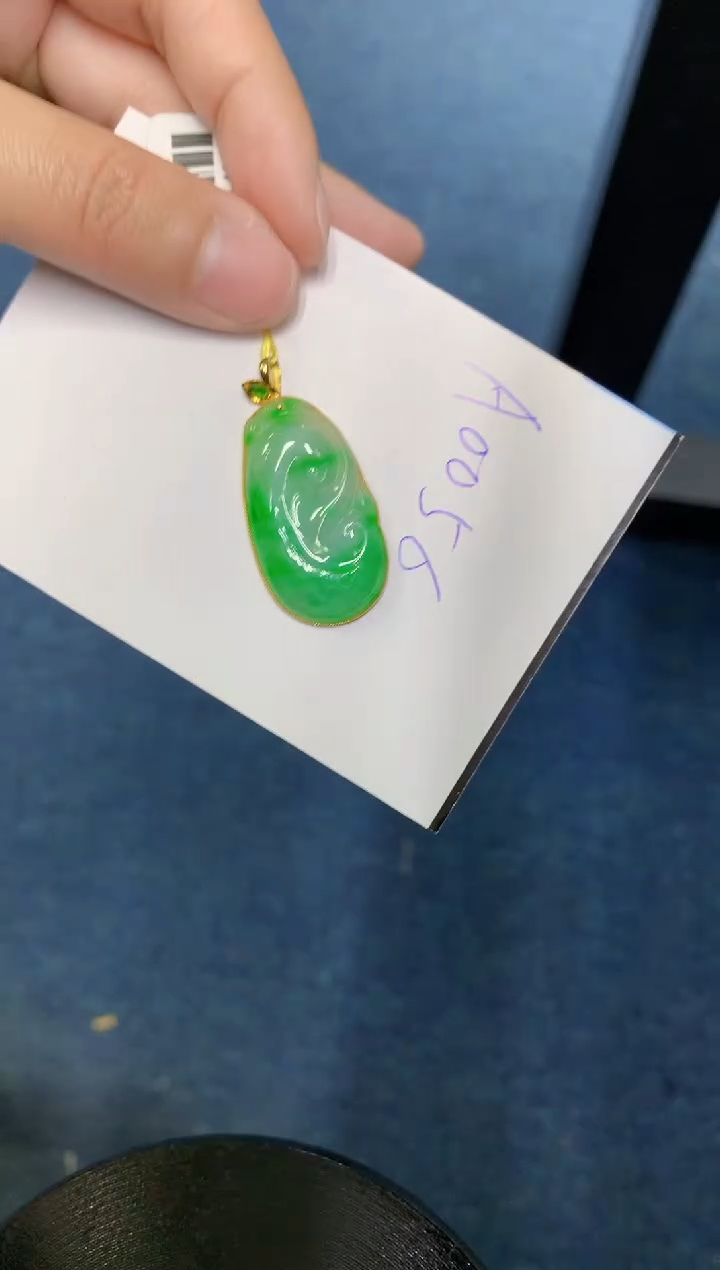 【闪购商品】翡翠颈饰18K金镶嵌000000000
