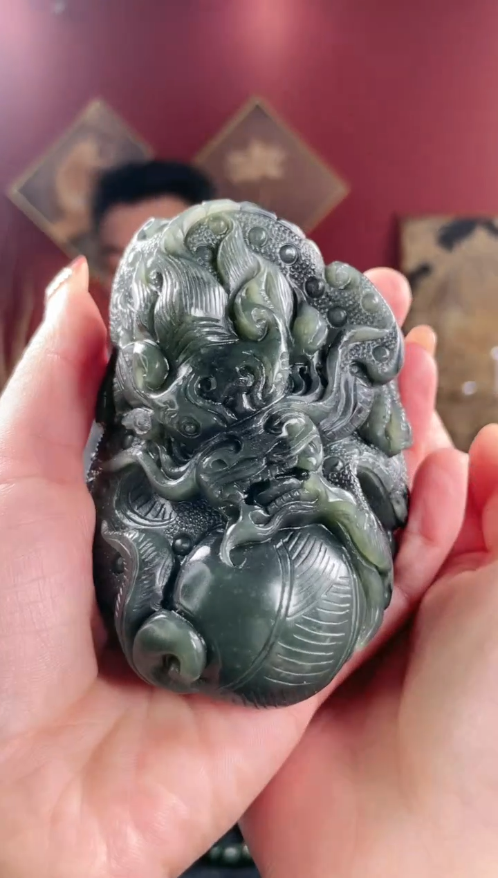 【闪购商品】和田玉把件未镶嵌龙