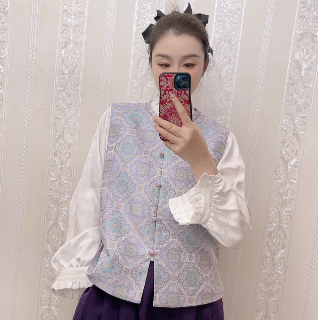 【沁月丝绸】新中式国风桑蚕丝气质女装中国风