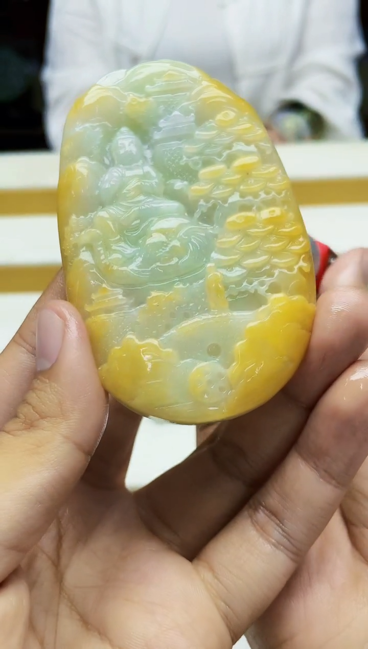 定制翡翠未镶嵌毛货05310107