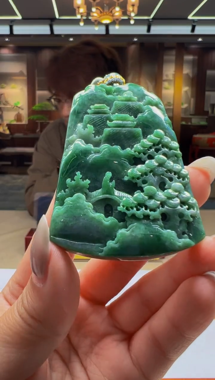 【闪购商品】定制翡翠未镶嵌Q2025-3-5-57