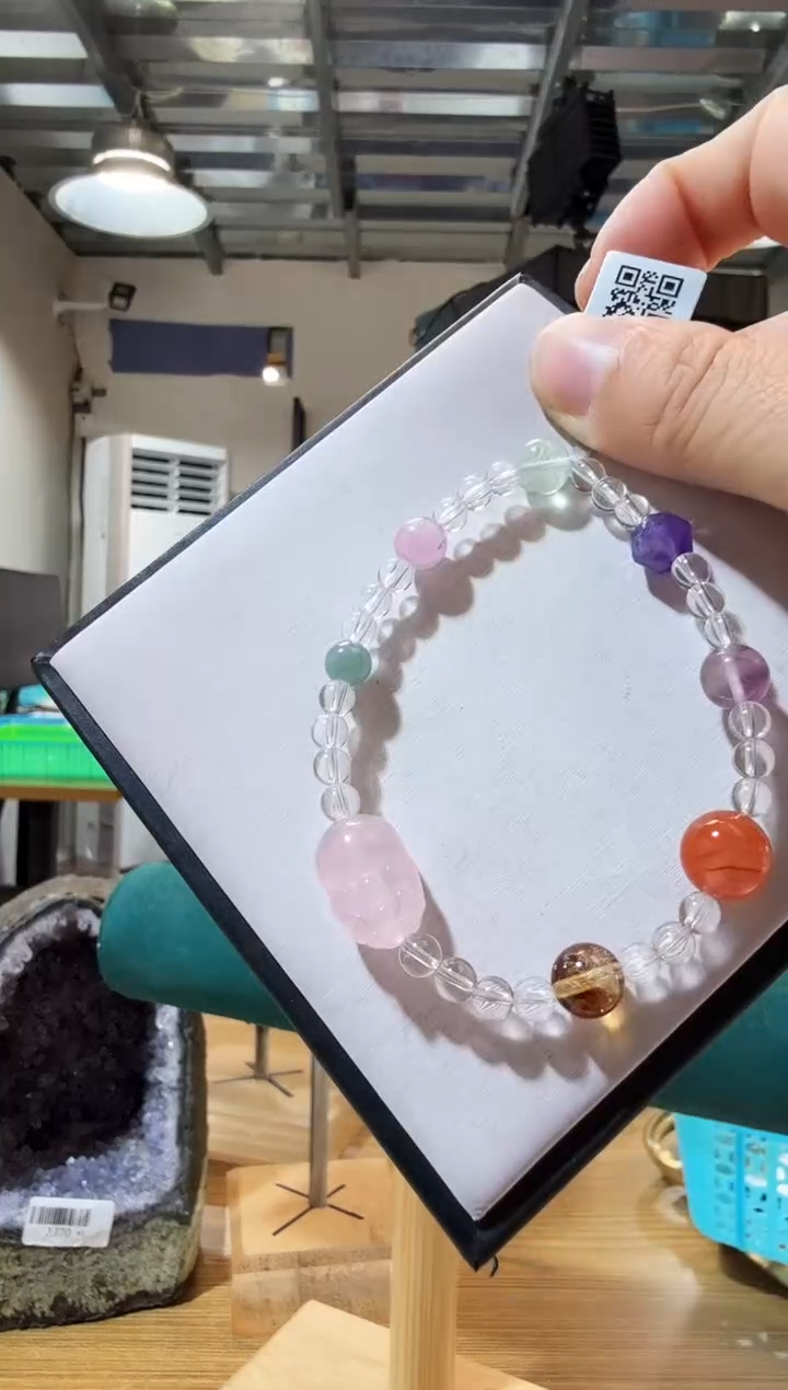 未镶嵌手链水晶优0546 约4mm  多样性发一件