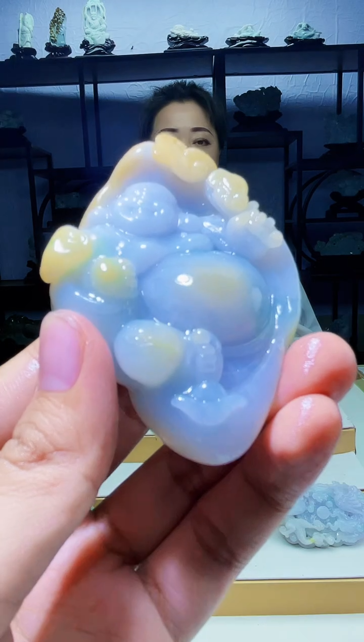 【闪购商品】定制翡翠未镶嵌毛货02130075