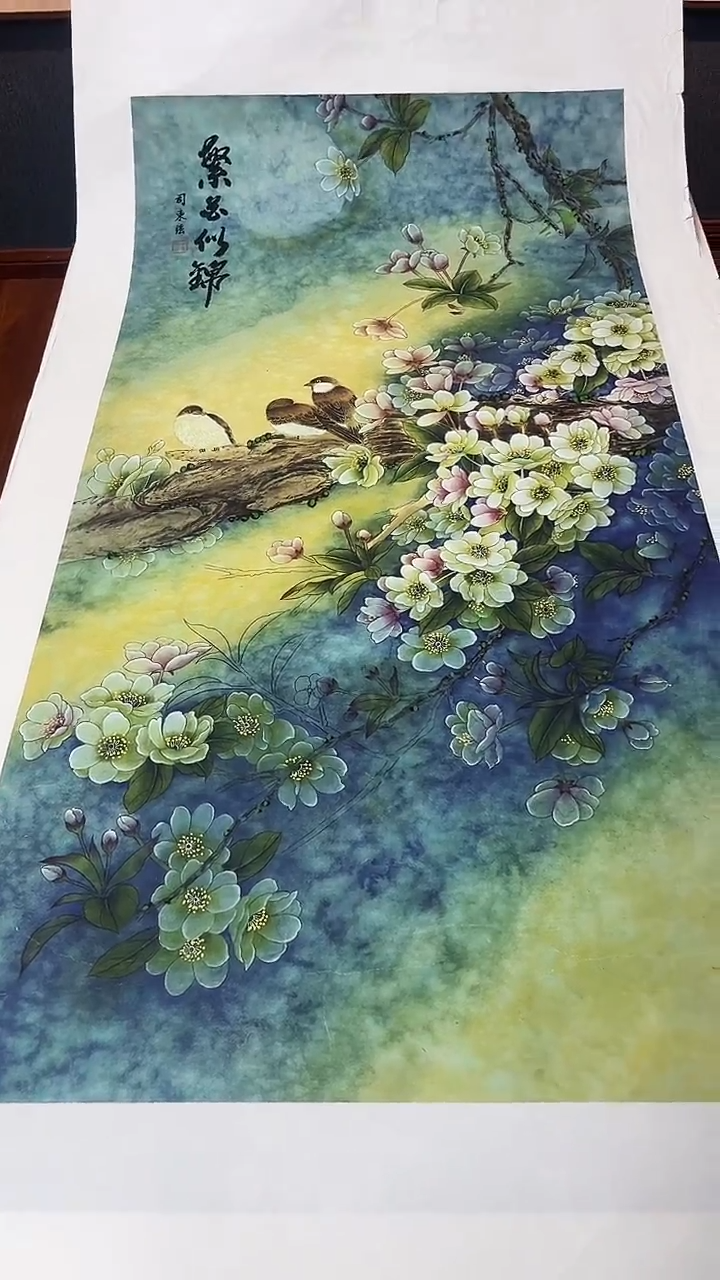 国画九霄甄选国画作品zhb092