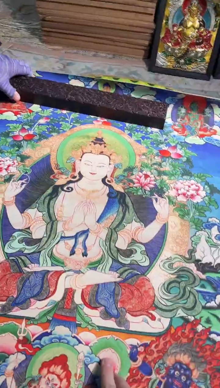 卷轴画东东唐卡tk16