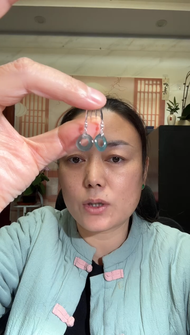 颈饰银S925镶嵌翡翠00005346