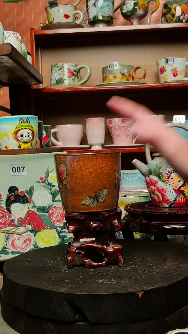 摆件陶景德镇手绘创意陶瓷有瑕