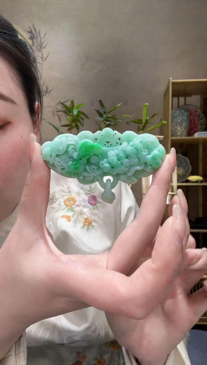 【闪购商品】翡翠耳饰未镶嵌吊坠