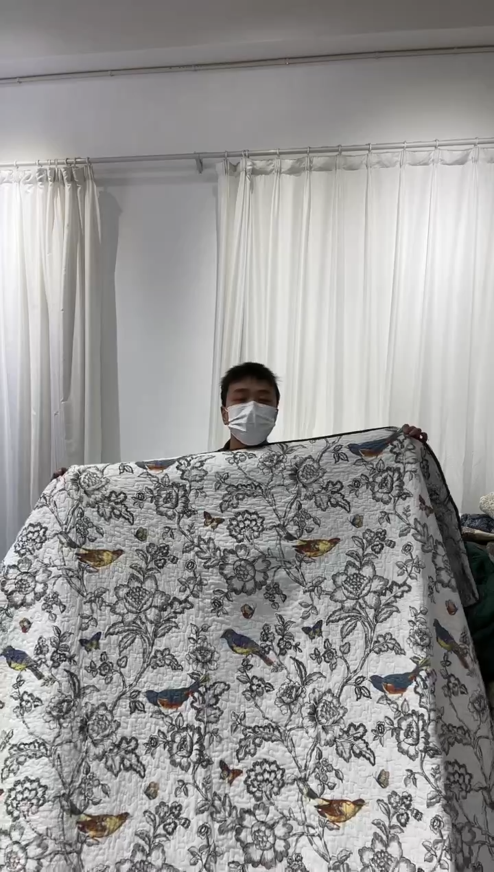 棉230*250纯棉床盖101号微瑕