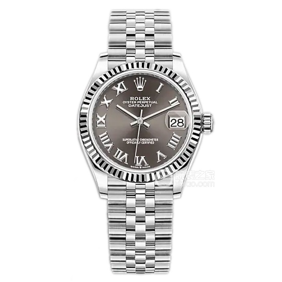 99新 Rolex/劳力士 女装日志 31mm/278274/灰盘/罗马刻/24年全套