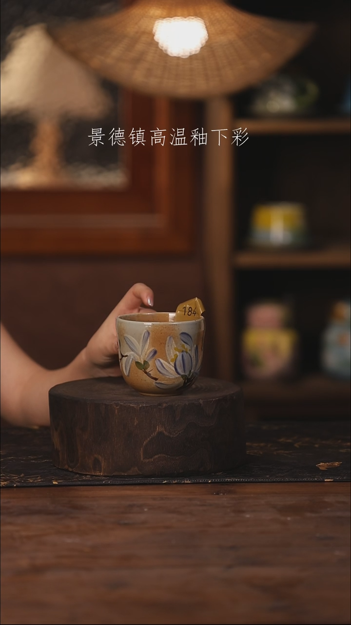 陶瓷景德镇高温釉下手绘陶瓷184