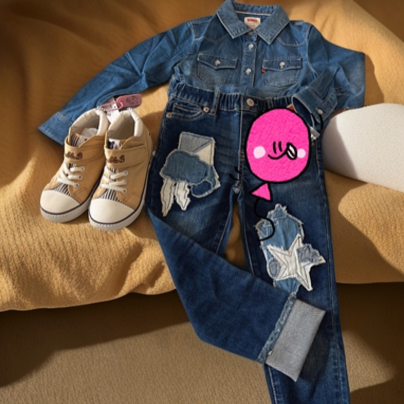 【禹泽专属】直播链接原单尾货默认微瑕男女童韩版翻领衬衫裤子针织