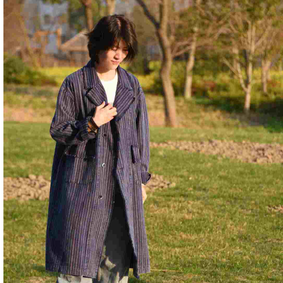 桑在云间 煦日老布风衣