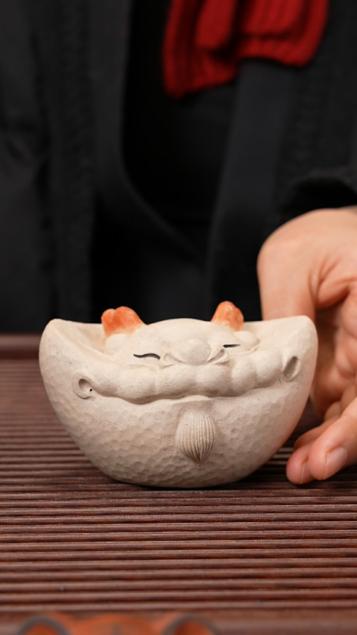 【闪购商品】紫砂茶宠元宝小龙