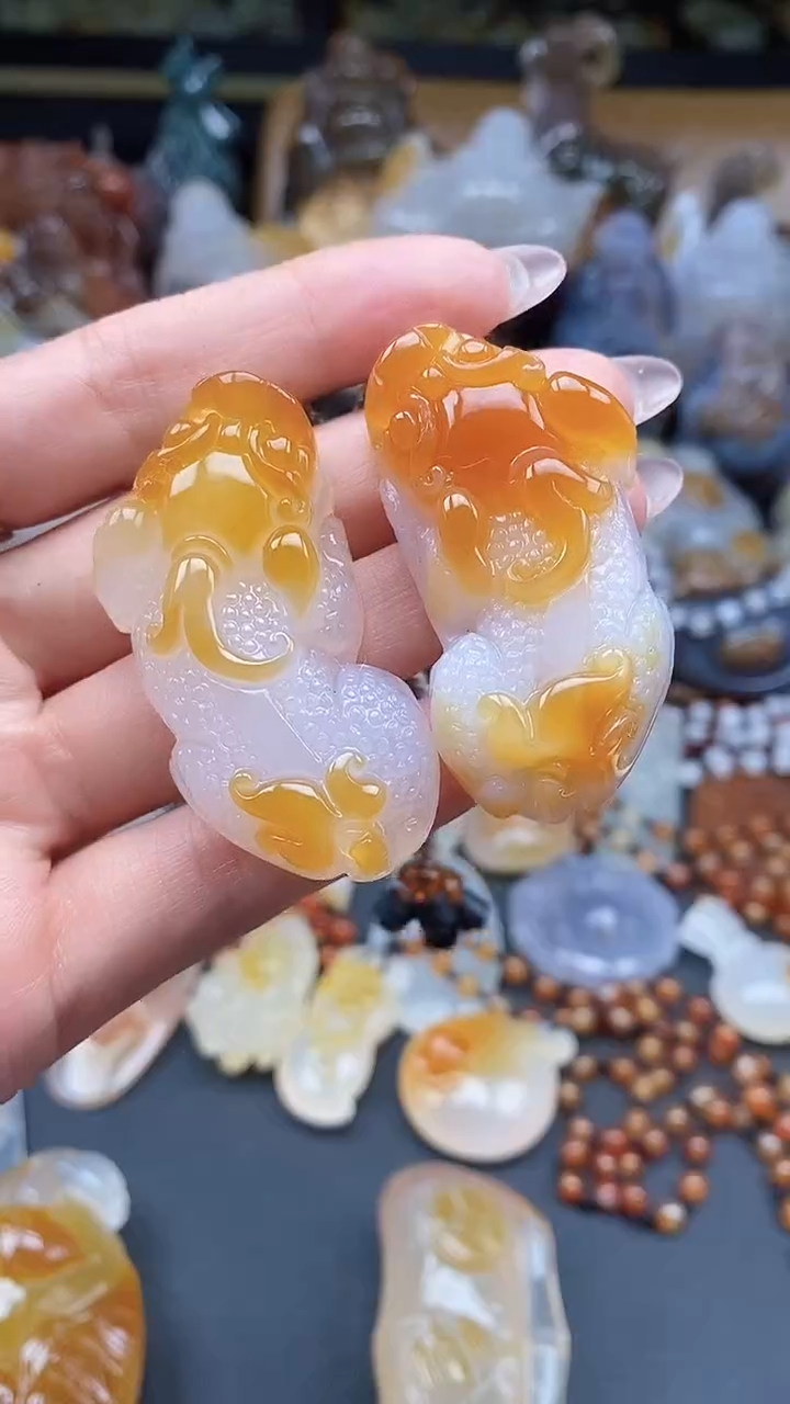 【闪购商品】玛瑙/玉髓颈饰未镶嵌dd