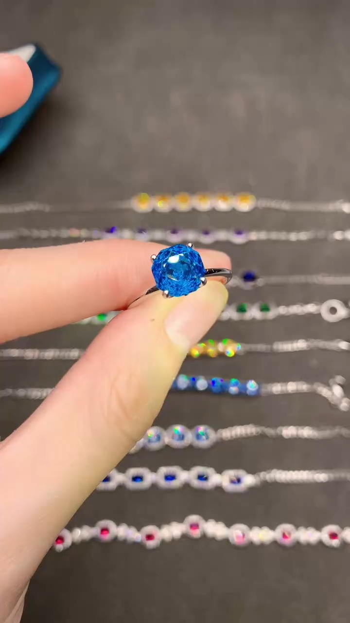 【闪购商品】托帕石戒指银S925镶嵌.......