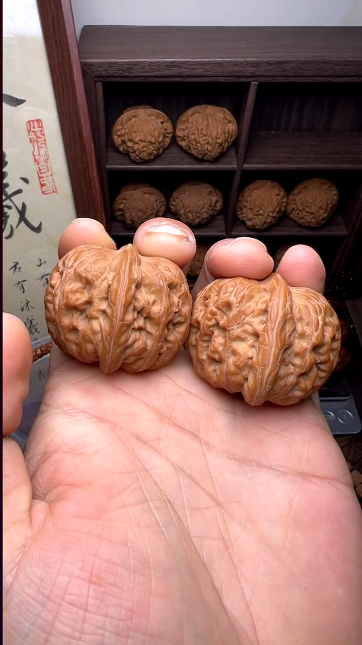 把件文玩核桃39+尺寸原桩一代平谷元宝