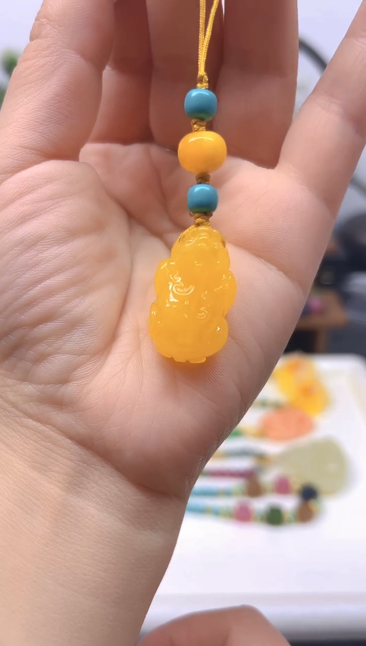 【闪购商品】蜜蜡手链未镶嵌手机链T67