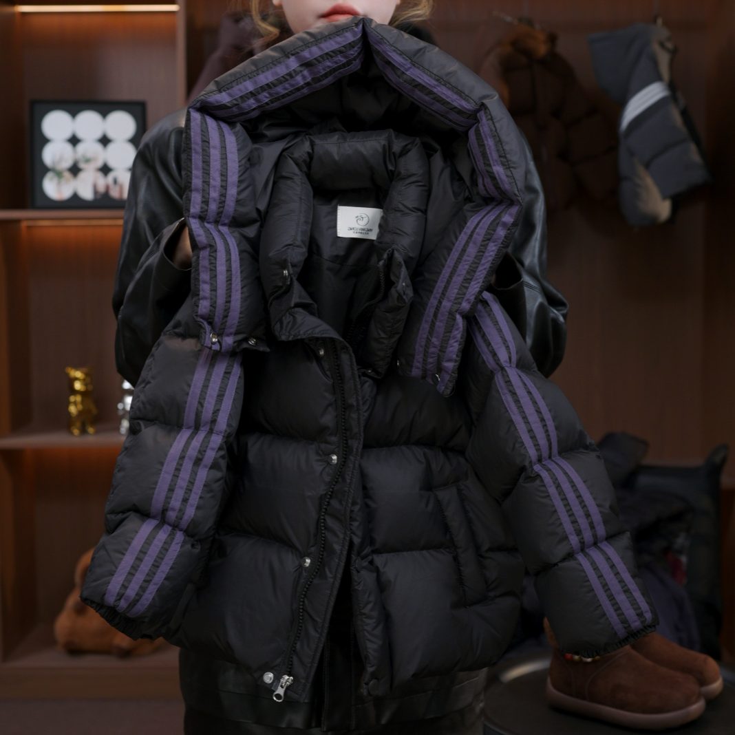 【QX】儿童羽绒服2025新款冬季加厚保暖亲子装童装韩版休闲羽绒服