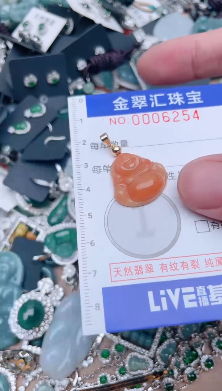 【闪购商品】翡翠颈饰未镶嵌6254....