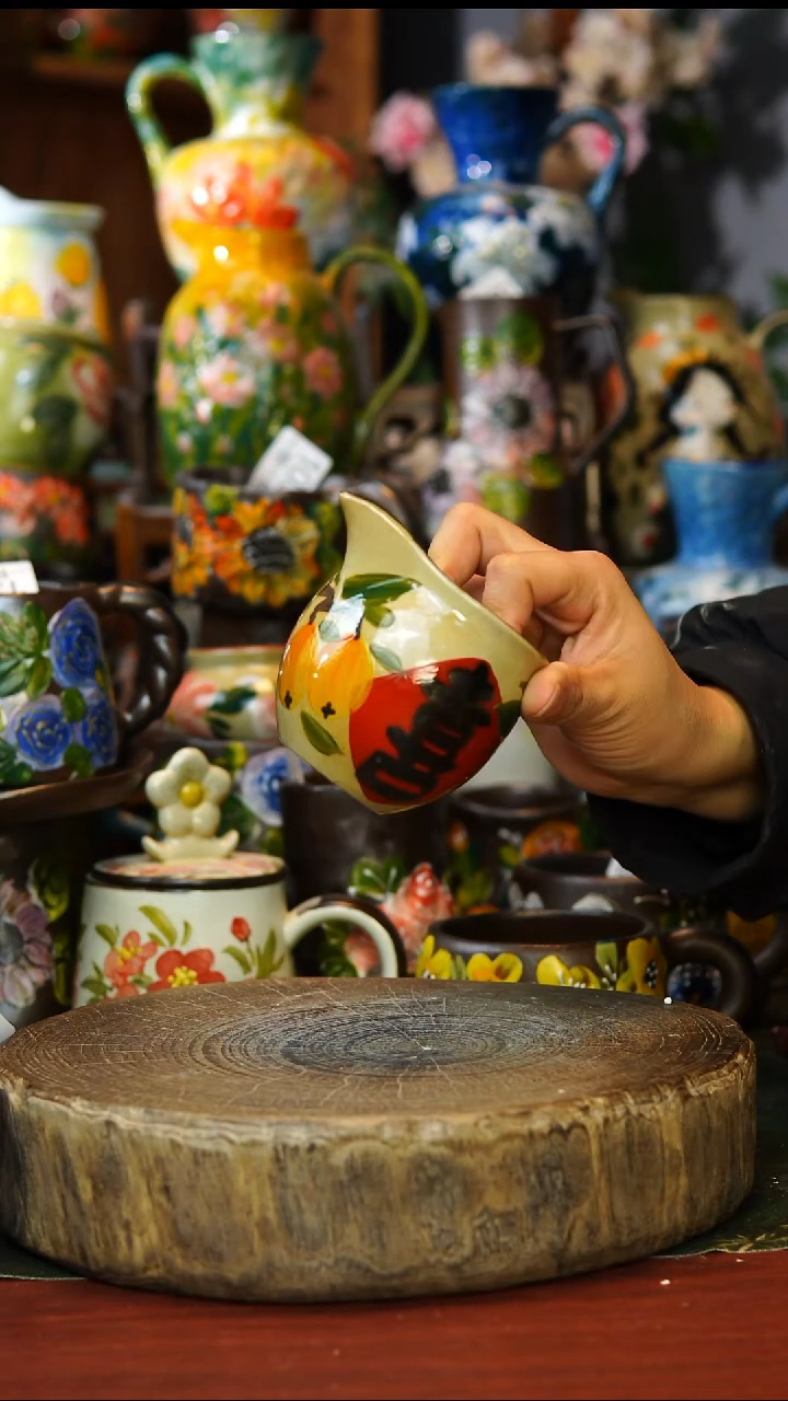 陶瓷141景德镇手工手绘釉下彩