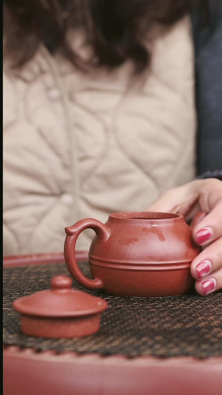 【闪购商品】紫砂红降坡71号三弯嘴束带150CC