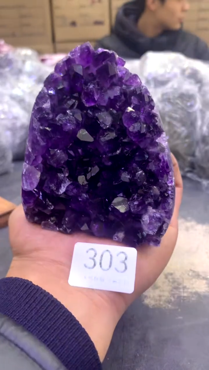 【闪购商品】水晶摆件未镶嵌天然紫水晶摆件303