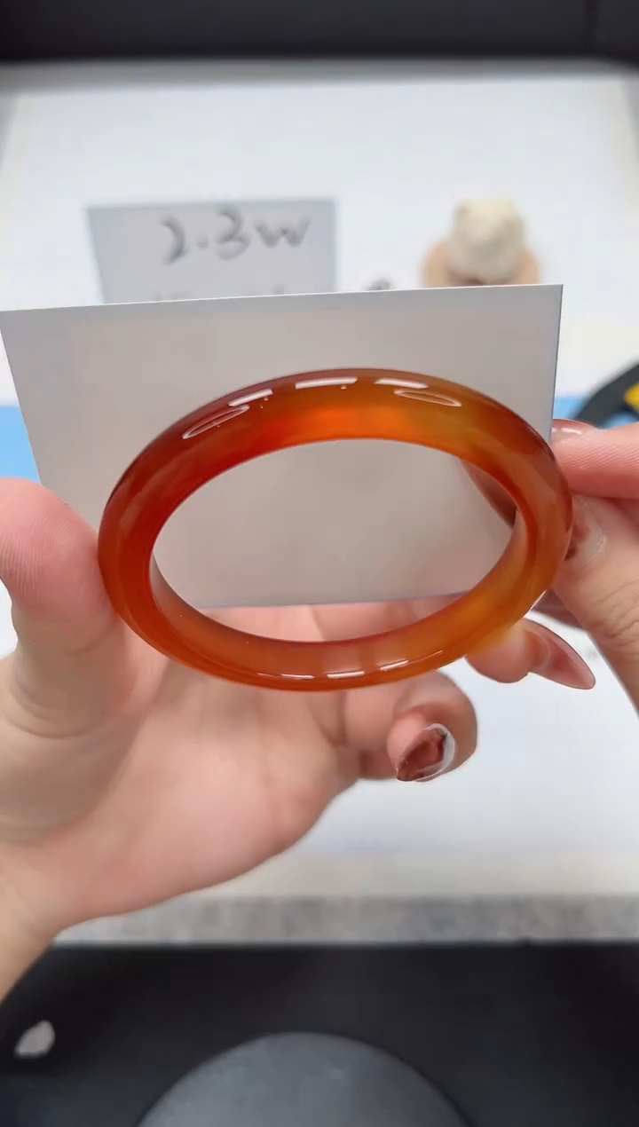 【闪购商品】玛瑙/玉髓手镯未镶嵌74/香槟58.8