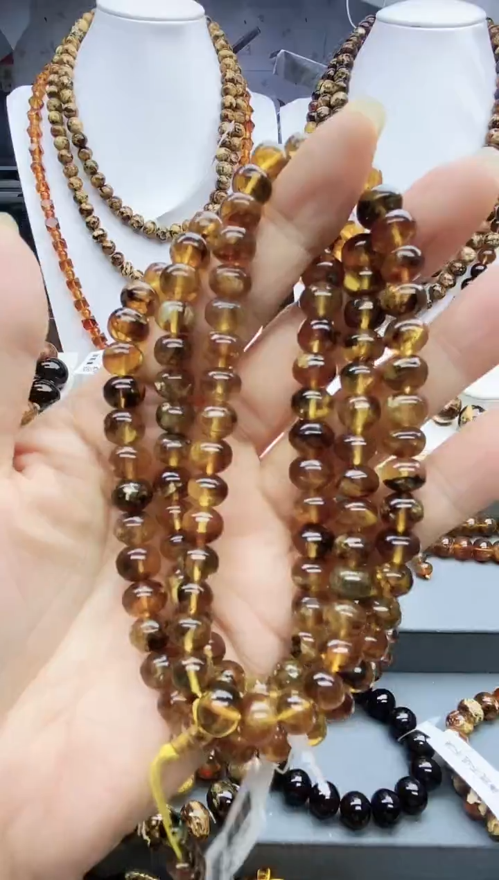 【闪购商品】琥珀颈饰未镶嵌8琥珀