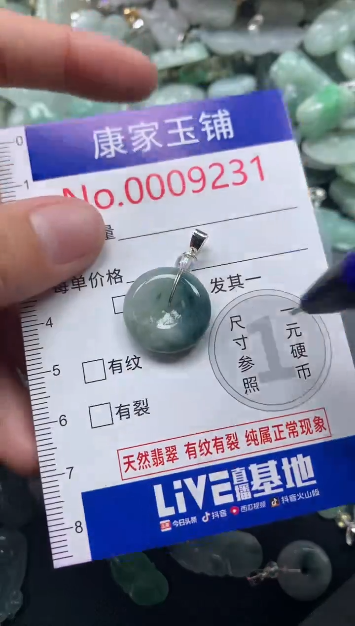 颈饰未镶嵌翡翠9231