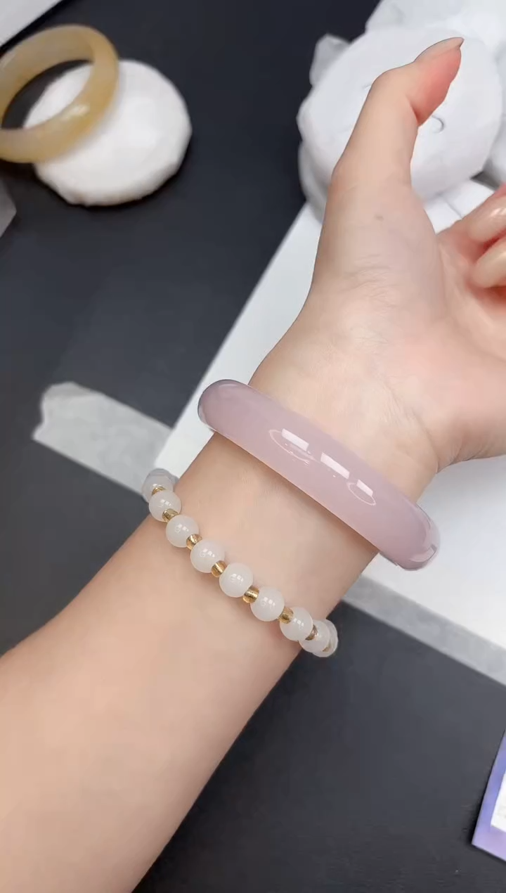 未镶嵌手镯石英质玉245/6465