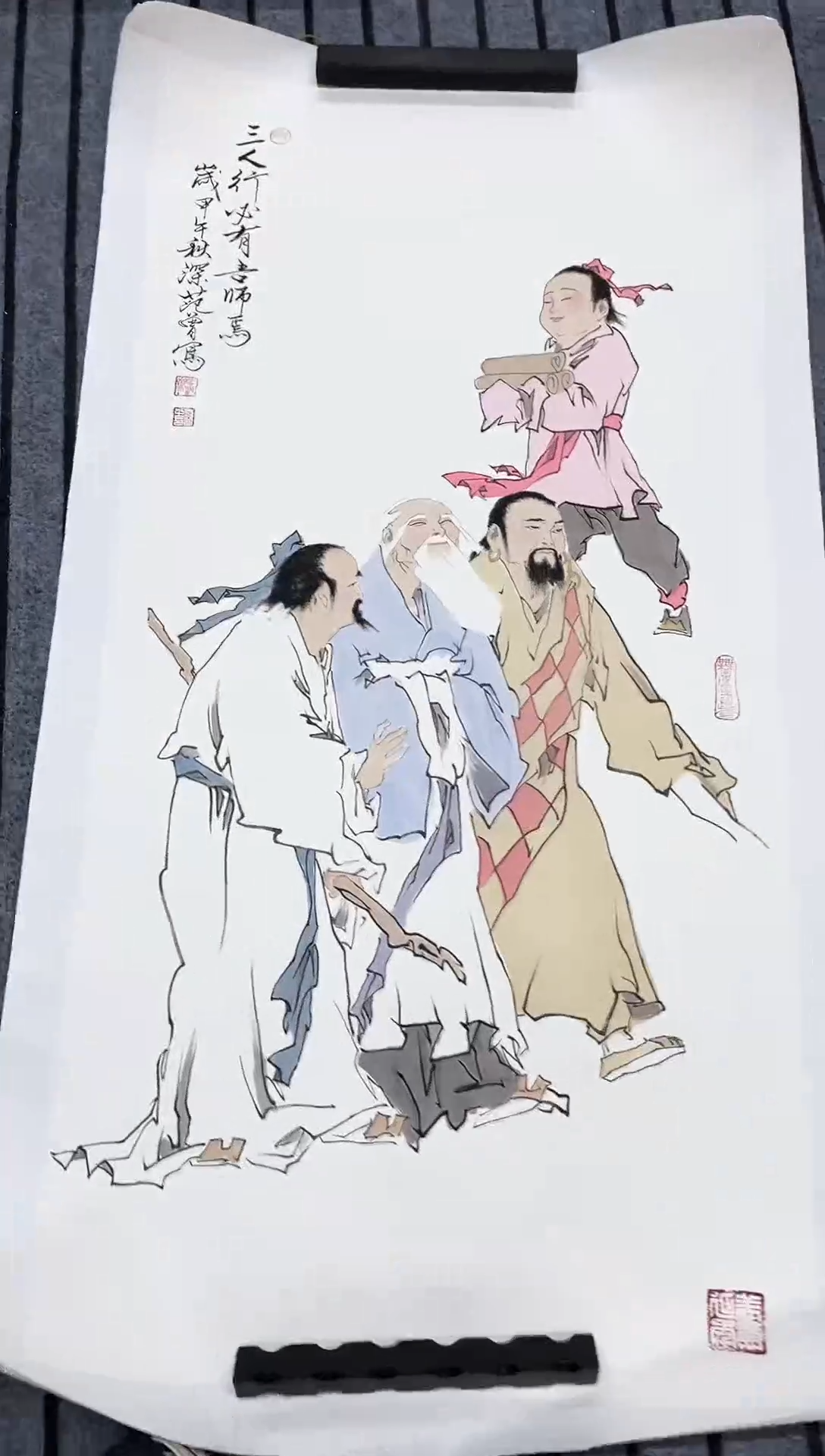 精品国画人物作品