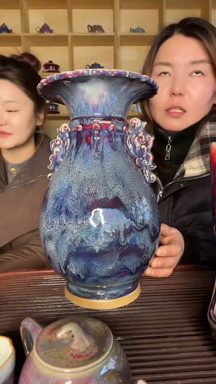 【闪购商品】摆件坤德尊 土魂钧瓷