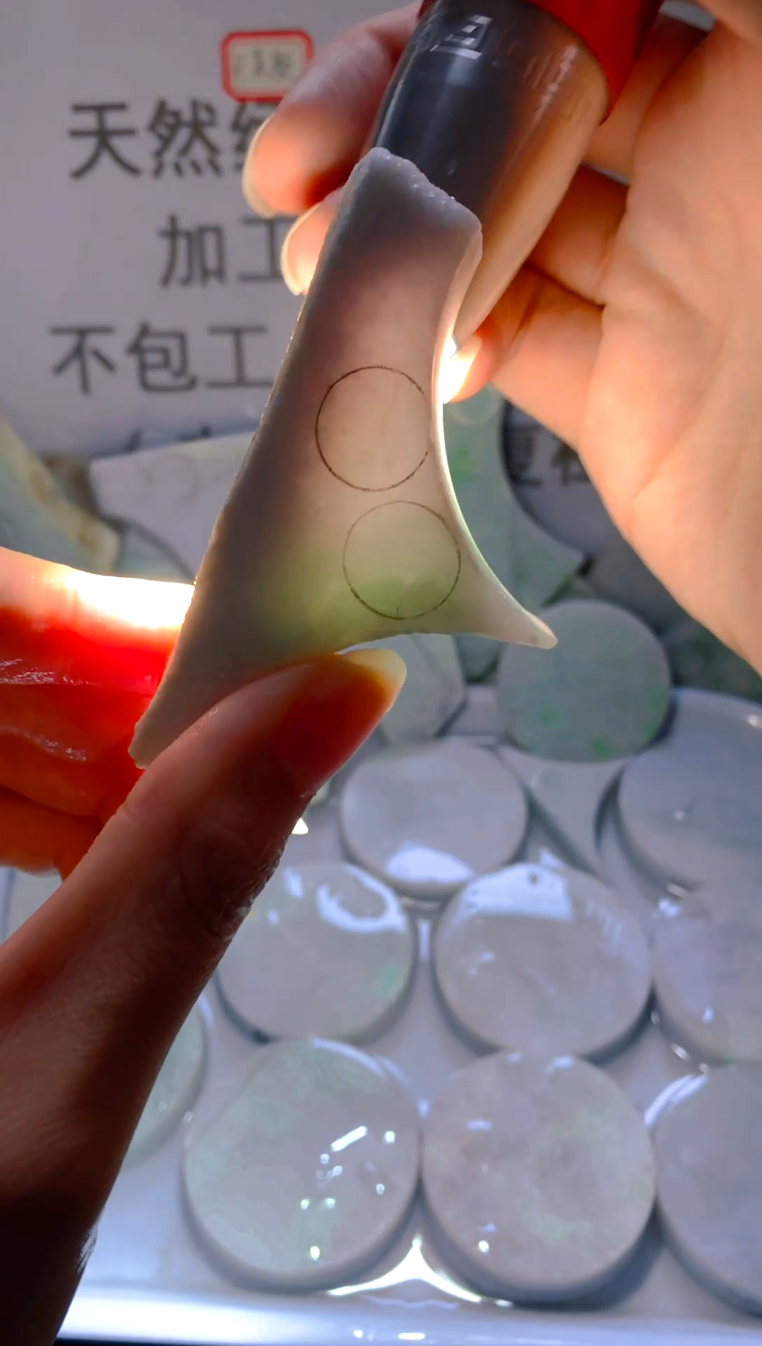 裸石翡翠天然缅甸翡翠A货FC013