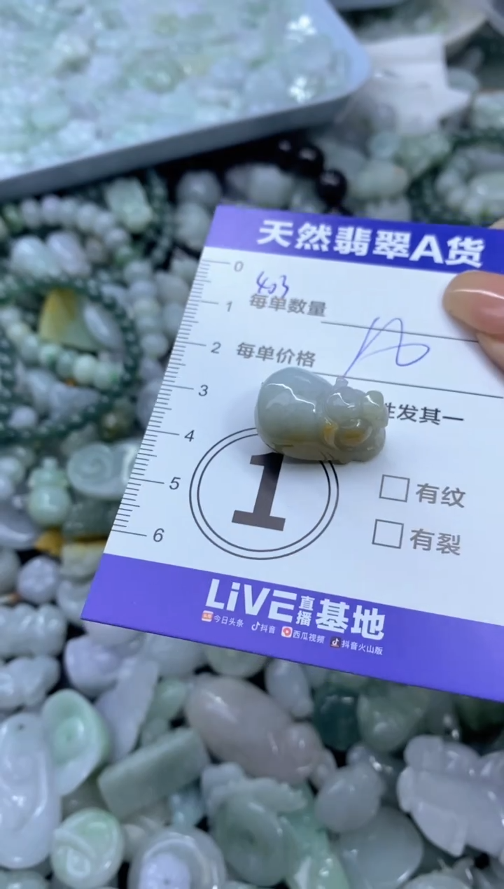 颈饰未镶嵌翡翠天然翡翠A货批量多样性发一件