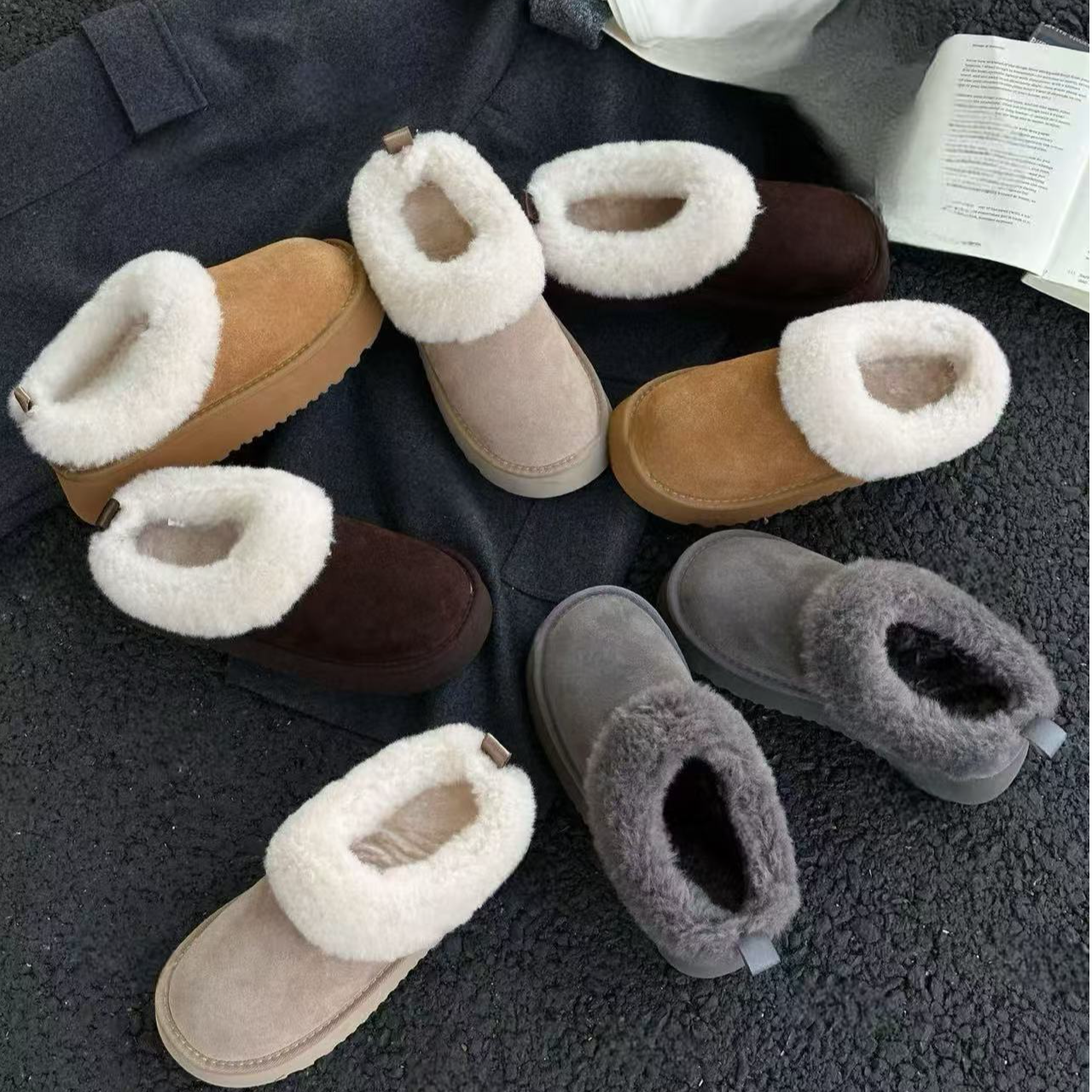 【楠屿8007】加绒棉鞋 休闲女鞋