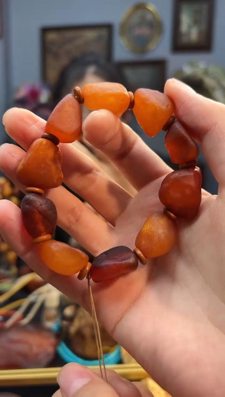 手串琥珀未镶嵌手串