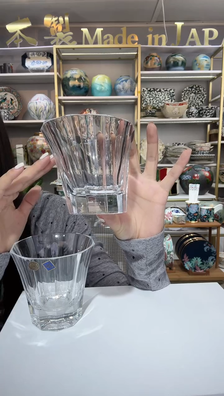 陶瓷捷克进口波士顿威士忌杯330ml2只