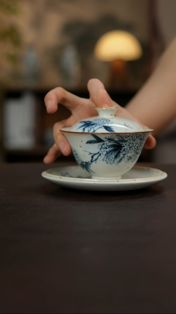 杯景德镇陶瓷杯碗柴烧多人