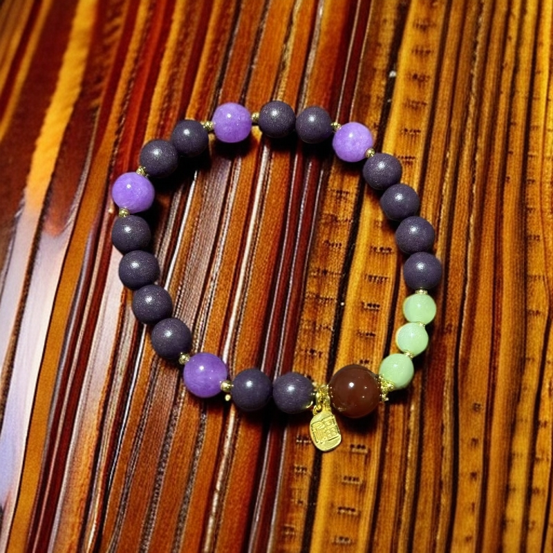 QS-5165-合香珠紫气东来精品手串