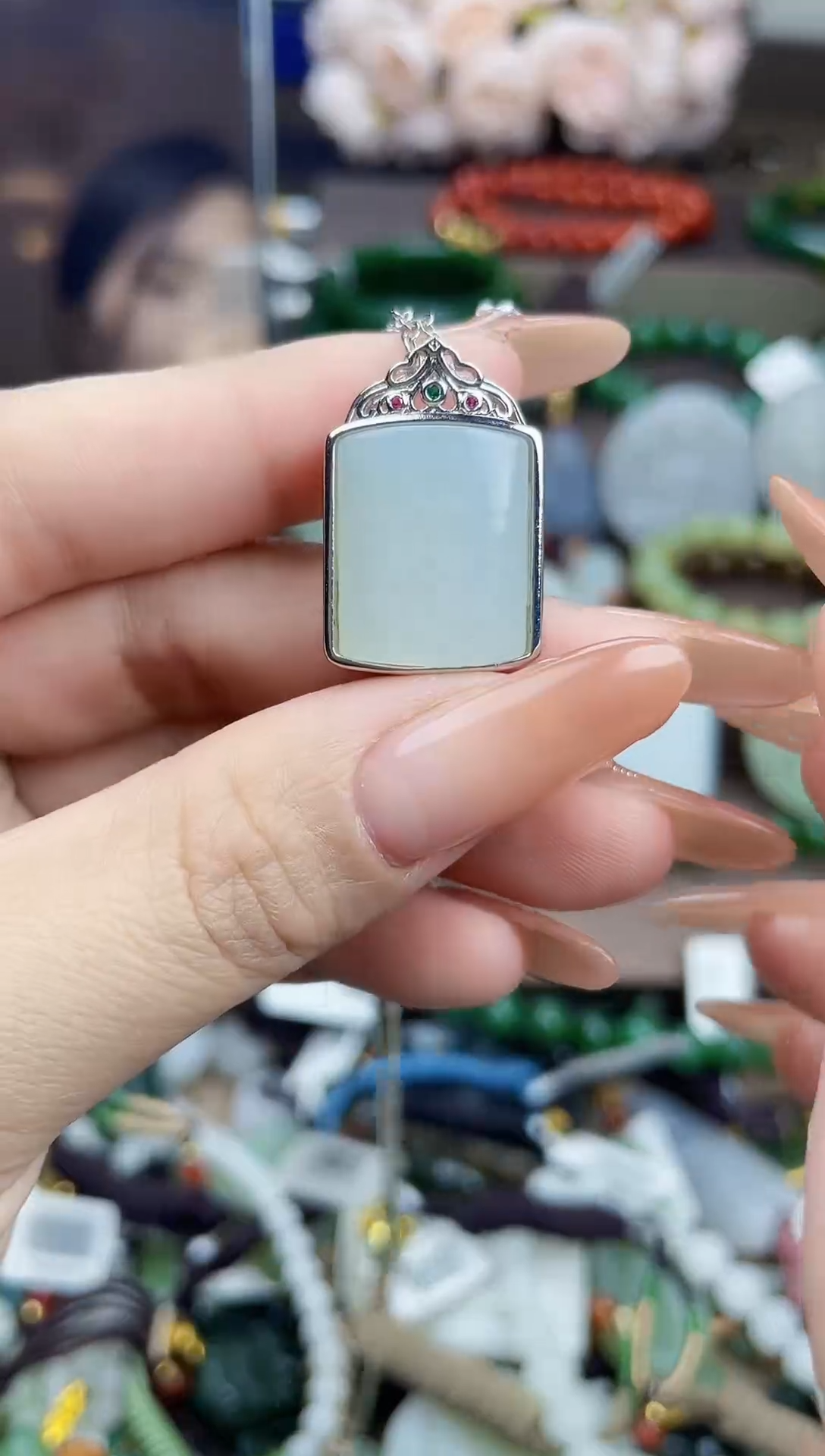 颈饰未镶嵌和田玉未镶嵌和田玉多样性吊坠拍一发一