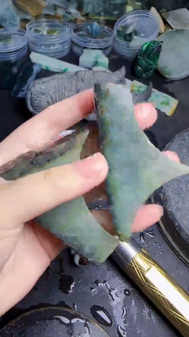 未镶嵌挂件翡翠天然翡翠012