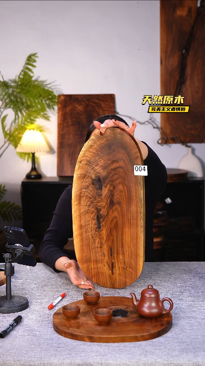 木北美黑胡桃原木.干裂疤结不属于商品质量问题完美主义者慎拍