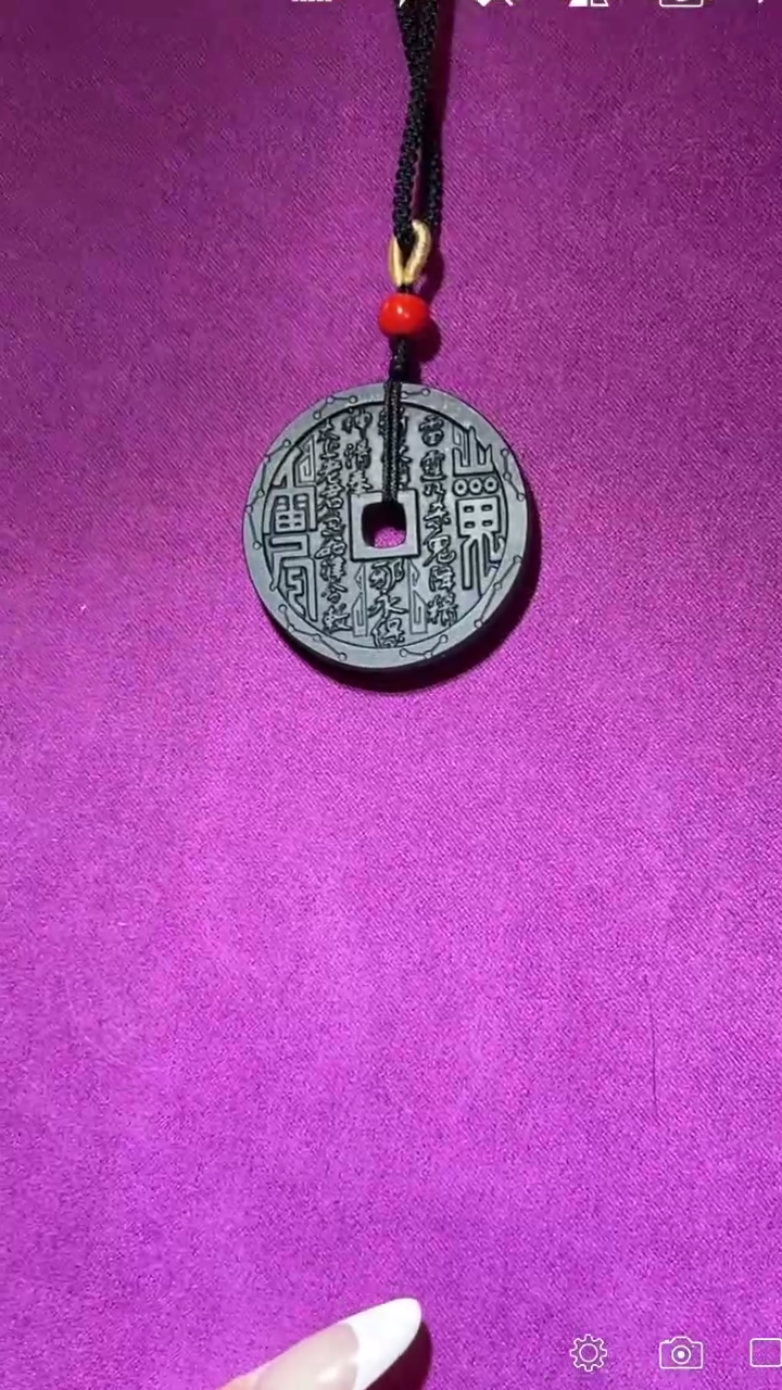 【闪购商品】和田玉BH908未镶嵌山鬼花钱 吊坠