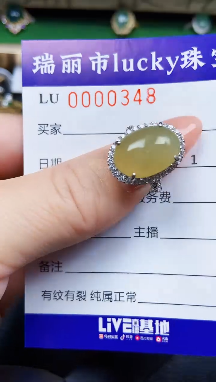 【闪购商品】翡翠颈饰银S925镶嵌0348