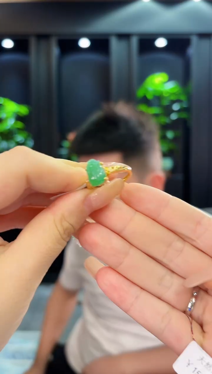 翡翠戒指未镶嵌 缅料A货/支持复检/一件
