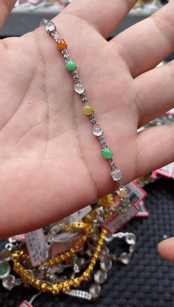 【闪购商品】翡翠戒指银S925镶嵌3333---2